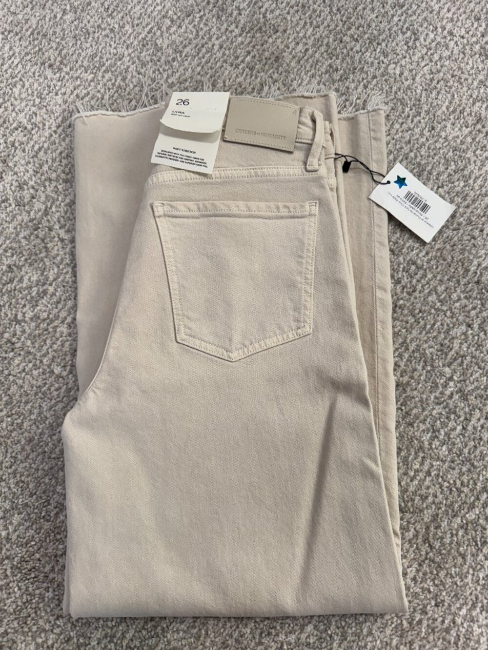 NWT Citizens of Humanity Lyra Wide Leg Crop